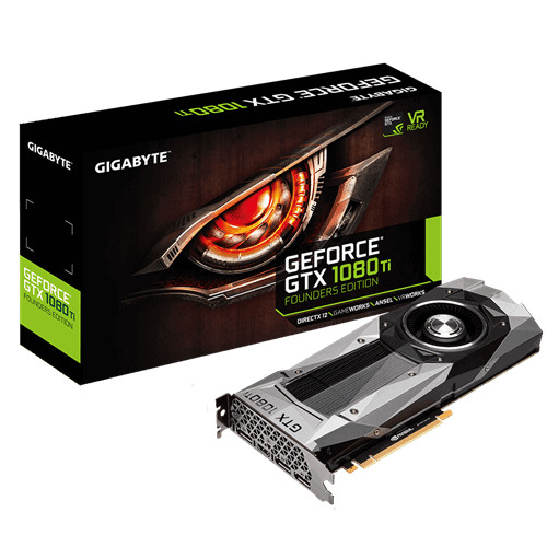Parade VGA NVIDIA GeForce GTX 1080 Ti 1 GIGABYTE GTX 1080 Ti FE - 1480 1582 11010