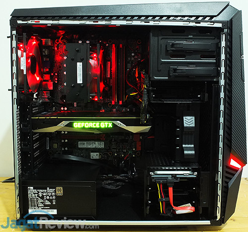 Review PC Desktop Gaming: Lenovo IdeaCentre Y900 27 Lenovo IC Y900 Internal Component (Power On)