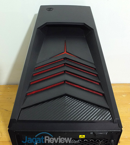 Review PC Desktop Gaming: Lenovo IdeaCentre Y900 7 Lenovo IC Y900 Top Side