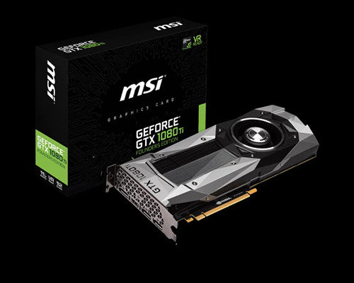 Parade VGA NVIDIA GeForce GTX 1080 Ti 11 MSI GTX 1080 Ti FE - 1480 1582 11010