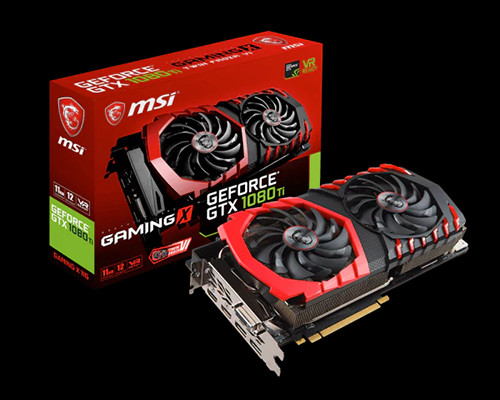 Parade VGA NVIDIA GeForce GTX 1080 Ti 19 MSI GTX 1080 Ti Gaming X - Silence 1480 1582 11010 Gaming 1544 1657 11010 OC 1569 1683 11010