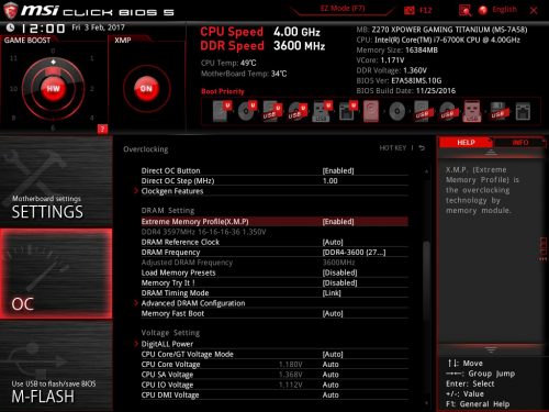 MSI_SnapShot BIOS