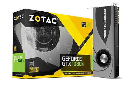 Parade VGA NVIDIA GeForce GTX 1080 Ti 8 ZOTAC GTX 1080 Ti Blower - 1480 1582 11010