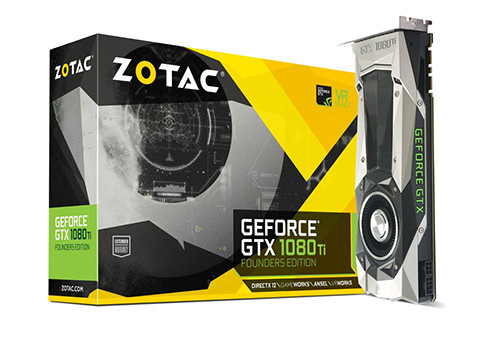 Parade VGA NVIDIA GeForce GTX 1080 Ti 7 ZOTAC GTX 1080 Ti FE - 1480 1582 11010