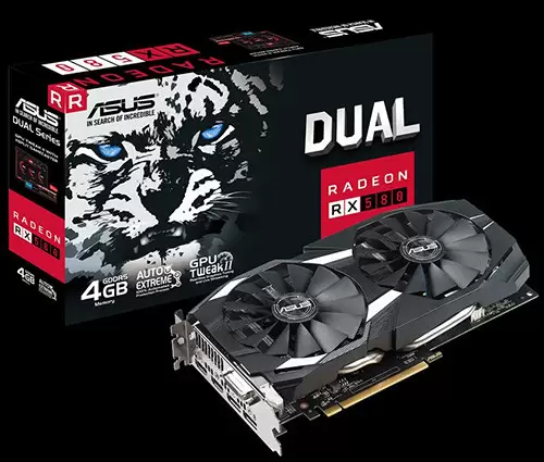 Parade VGA AMD Radeon RX 580 4 ASUS DUAL RX 580 4 GB Gaming 1340 OC 1360 7000