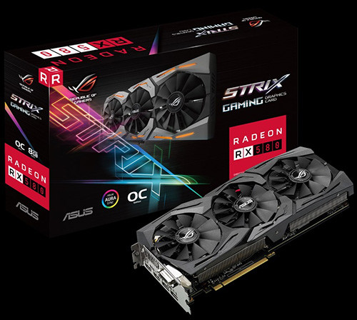 Parade VGA AMD Radeon RX 580 6 ASUS ROG STRIX RX 580 8 GB OC EDITION Gaming 1360 OC 1380 8000