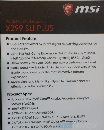 Computex 2017: MSI X299 Motherboard 17 DSC01645s