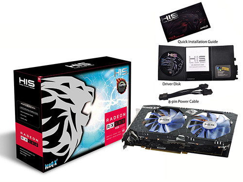 Parade VGA AMD Radeon RX 580 7 HIS RX 580 IceQ X² OC 4 GB Boost 1340 OC 1366 7000