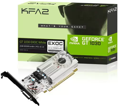 Galax Ungkap Kehadiran VGA Card Murah NVIDIA! 12 KFA2 GeForce GT 1030 EXOC