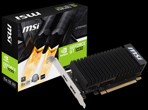 Parade VGA NVIDIA GeForce GT 1030 2 MSI GT 1030 2GH LP OC 1265 1518 6008
