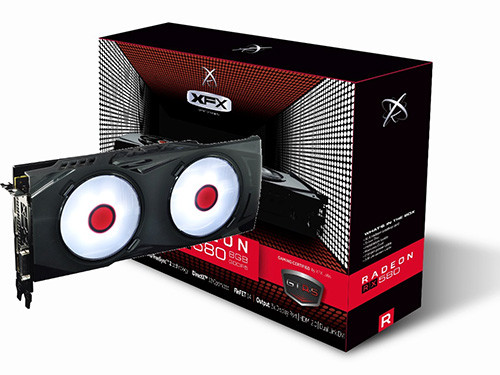 Parade VGA AMD Radeon RX 580 27 XFX RX 580 GTR-S Black Edition 8 GB White True Clock 1430 8000 OC+ Capable Clock 1450 8100