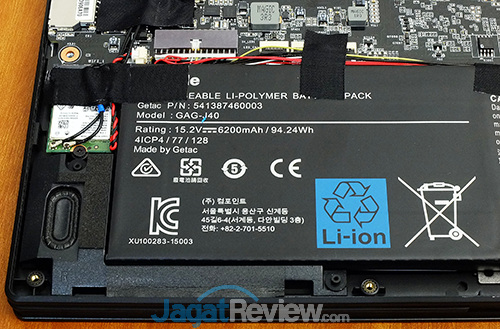 Review Notebook Gaming: Gigabyte Aero 15 25 Gigabyte Aero 15 Battery