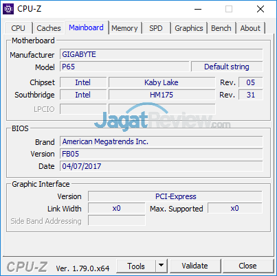 Gigabyte Aero 15 CPUZ 02