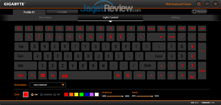 Review Notebook Gaming: Gigabyte Aero 15 47 Gigabyte Aero 15 RGB Keyboard Fusion 12