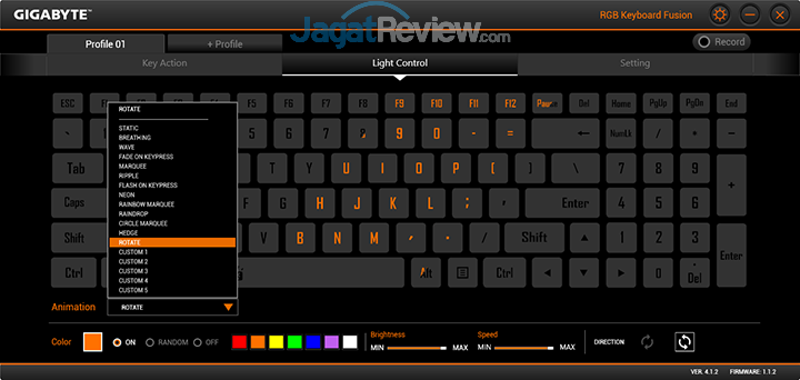 Review Notebook Gaming: Gigabyte Aero 15 49 Gigabyte Aero 15 RGB Keyboard Fusion 14
