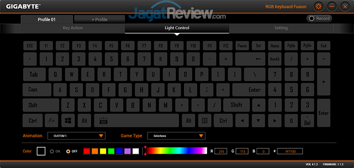 Review Notebook Gaming: Gigabyte Aero 15 50 Gigabyte Aero 15 RGB Keyboard Fusion 15