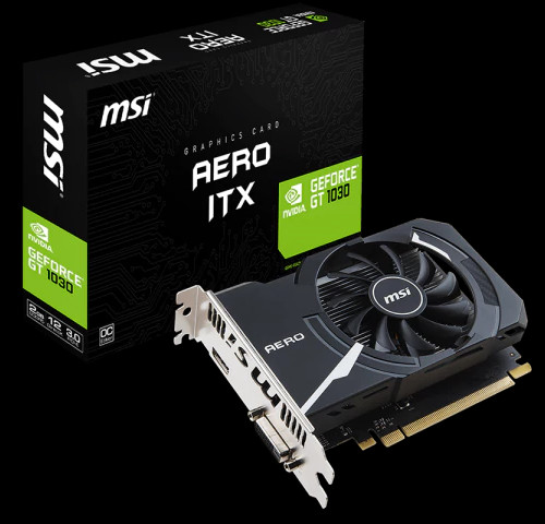 Parade VGA NVIDIA GeForce GT 1030 6 MSI GT 1030 AERO ITX 2G OC 1265 1518 6008