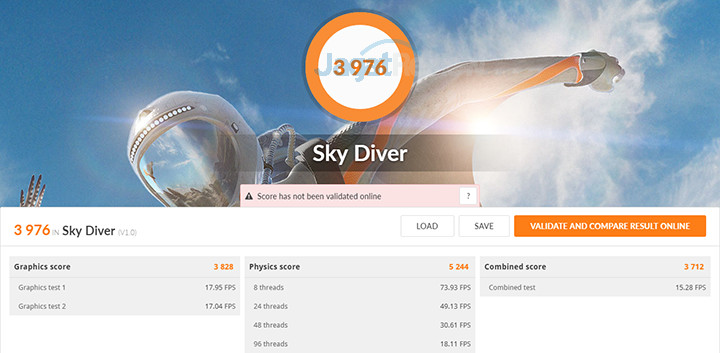 HP ProBook 430 G4 3DMark Sky Diver