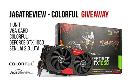 Colorful – JagatReview Giveaway: 1 VGA Card GTX 1050 Seharga Rp 2.3 Juta! 1 Colorful 1050 giveaway S