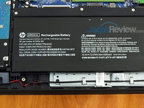 Review Notebook Gaming: HP Omen 15-ce087TX 24 HP Omen 15-ce087TX Battery