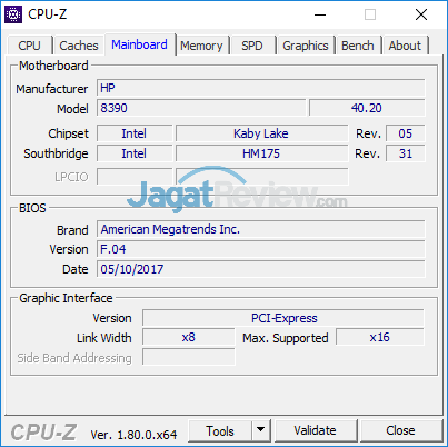 Review Notebook Gaming: HP Omen 15-ce087TX 4 HP Omen 15-ce087TX CPUZ 02