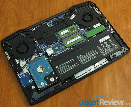 Review Notebook Gaming: HP Omen 15-ce087TX 13 HP Omen 15-ce087TX Internal Component