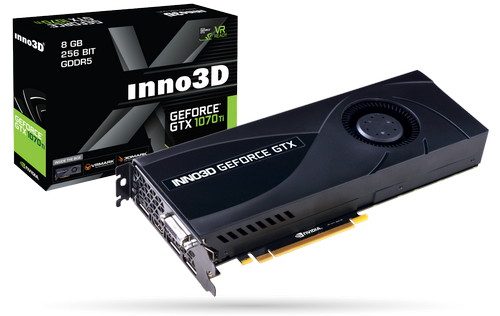Parade Graphics Card NVIDIA GeForce GTX 1070 Ti 7 Inno3D GeForce GTX 1070 TI JET