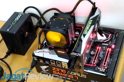Mencoba DDR4-3600 di Core i  Testbed - Core i7-8700K