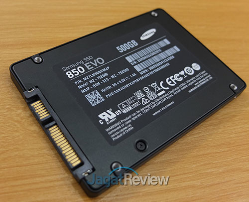 Review Storage: SSD Samsung 850 EVO 500 GB 7 DSCF7500