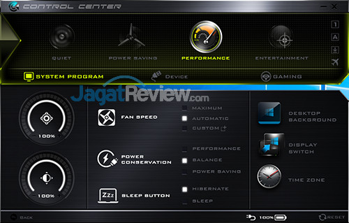 Gigabyte Sabre 15 Control Center 01