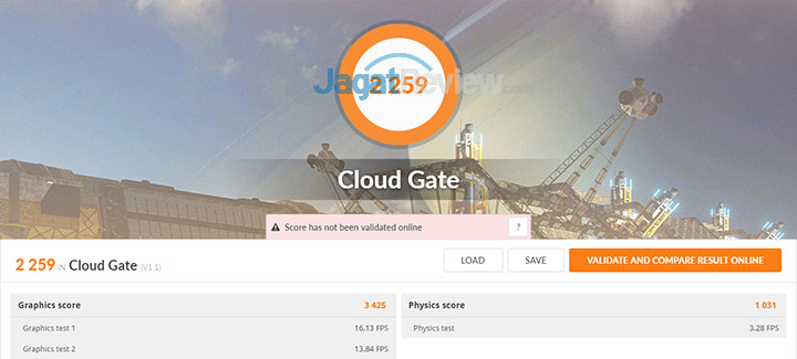 Lenovo IdeaPad 120S 3DMark Cloud Gate