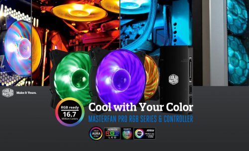 Cooler Master Luncurkan Kipas dan Pengontrol RGB 1 MasterFan Pro 120 Air Balance 120 RGB 3in1 with controller