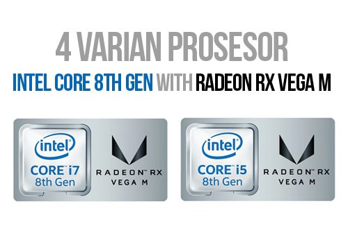 4 Prosesor Intel Core Generasi Ke-8 dengan GPU Radeon RX Vega M 1 Feat. Core 8th Gen with Radeon RX Vega M