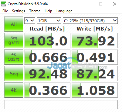 Review Notebook Gaming: ASUS ROG STRIX GL503VD 33 ASUS GL503VD Crystal Disk Mark