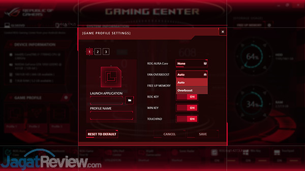 ASUS GL503VD Gaming Center 10
