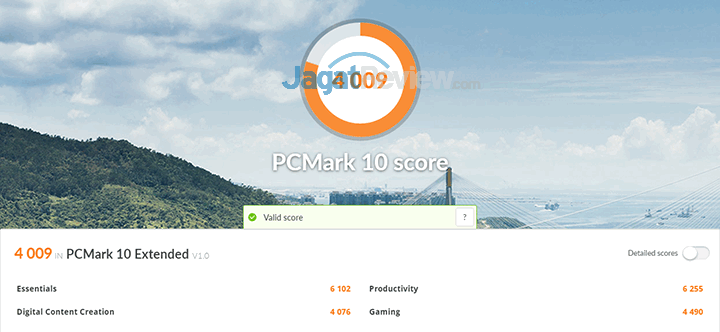 Review Notebook Gaming: ASUS ROG STRIX GL503VD 15 ASUS GL503VD PCMark 10