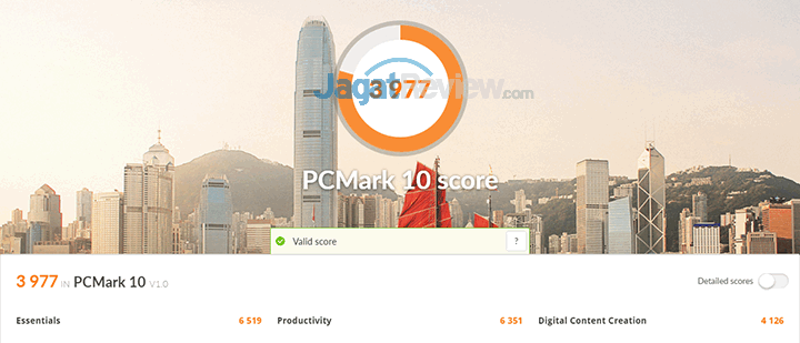 Review Notebook Gaming: ASUS ROG STRIX GL503VD 14 ASUS GL503VD PCMark 10