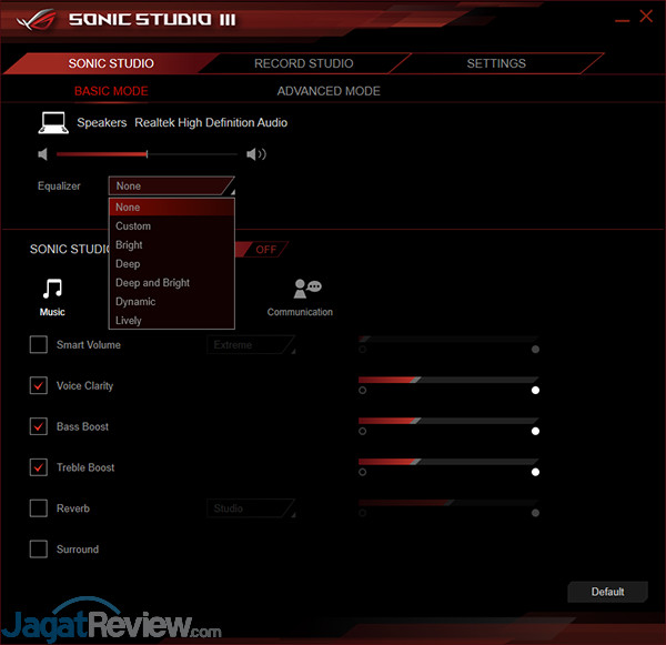 Review Notebook Gaming: ASUS ROG G703VI 62 ASUS GL503VD Sonic Studio III 05