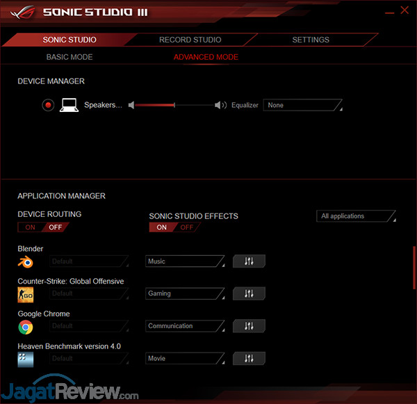 Review Notebook Gaming: ASUS ROG G703VI 63 ASUS GL503VD Sonic Studio III 06