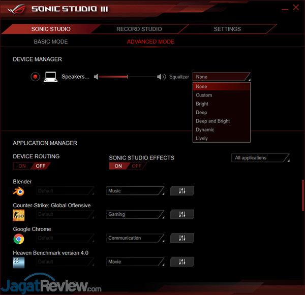 Review Notebook Gaming: ASUS ROG G703VI 64 ASUS GL503VD Sonic Studio III 07