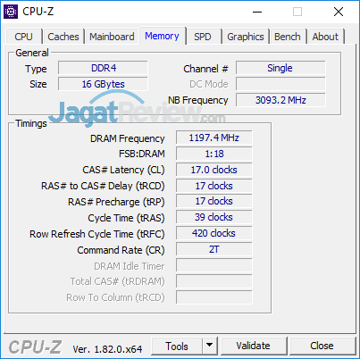 Review Notebook Gaming: Dell Inspiron Gaming 15 7577 4 Dell Inspiron Gaming 7577 CPUZ 03