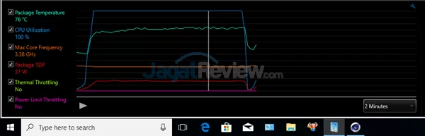 Review Notebook Gaming: MSI GE63VR 7RF RAIDER 2 MSI GE63VR 7RF Clock Analysis 04 CB15 Fan Cooler Boost