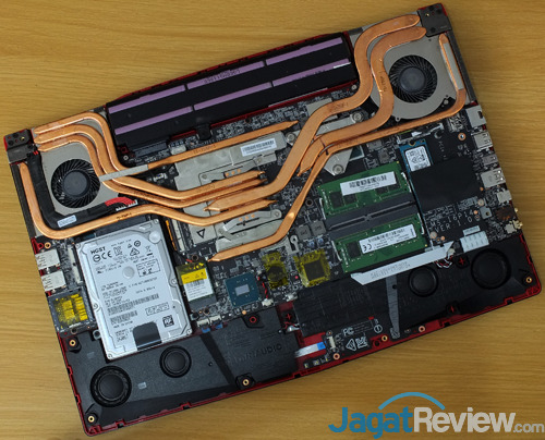 MSI GE63VR 7RF Internal Component Layout