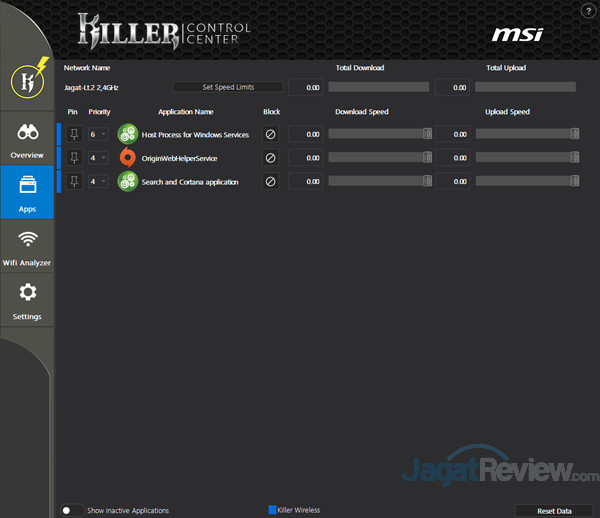 Review Notebook Gaming: MSI GE63VR 7RF RAIDER 41 MSI GE63VR 7RF Killer Control Center 02