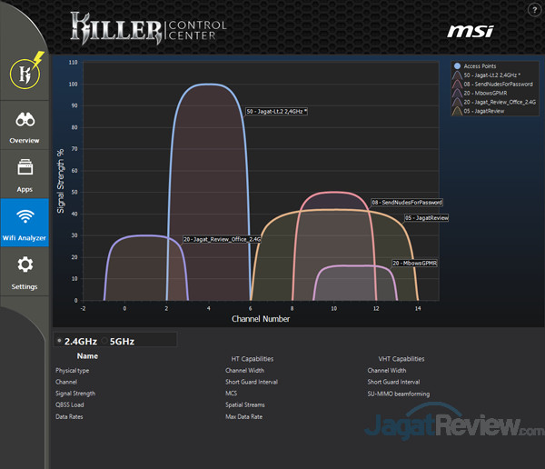 Review Notebook Gaming: MSI GE63VR 7RF RAIDER 42 MSI GE63VR 7RF Killer Control Center 03
