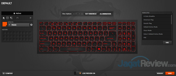 Review Notebook Gaming: MSI GE63VR 7RF RAIDER 47 MSI GE63VR 7RF SteelSeries Engine 03