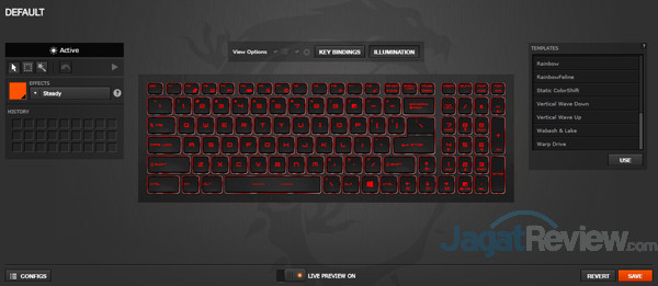 Review Notebook Gaming: MSI GE63VR 7RF RAIDER 49 MSI GE63VR 7RF SteelSeries Engine 05