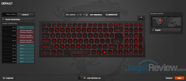 Review Notebook Gaming: MSI GE63VR 7RF RAIDER 55 MSI GE63VR 7RF SteelSeries Engine 11