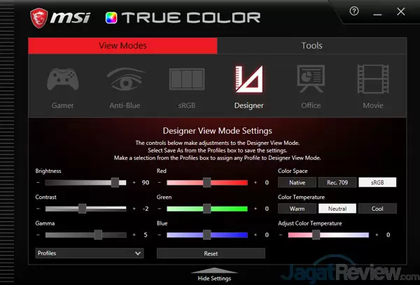 Review Notebook Gaming: MSI GE63VR 7RF RAIDER 20 MSI GE63VR 7RF True Color 04
