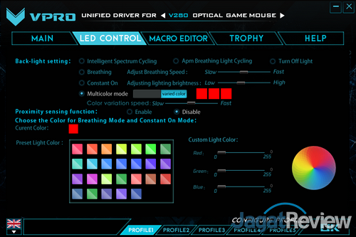 Hands-On Mouse Rapoo VPro V280 10 Rapoo V280 SS 03